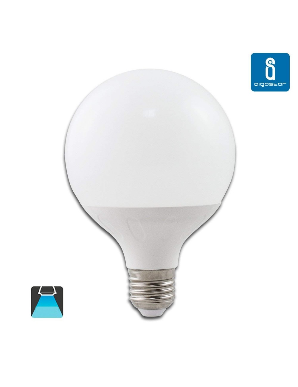 Ampoule LED G95 E27 15W - 2700K/4000K - 1200 Lumens - 240° - Marque ELMARK - Neuf
